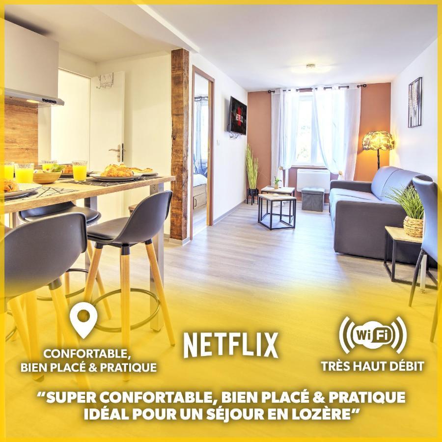 Ferienwohnung Le Sabot - Netflix/Wi-Fi Fibre/Terasse - 4 Pers Banassac Exterior foto