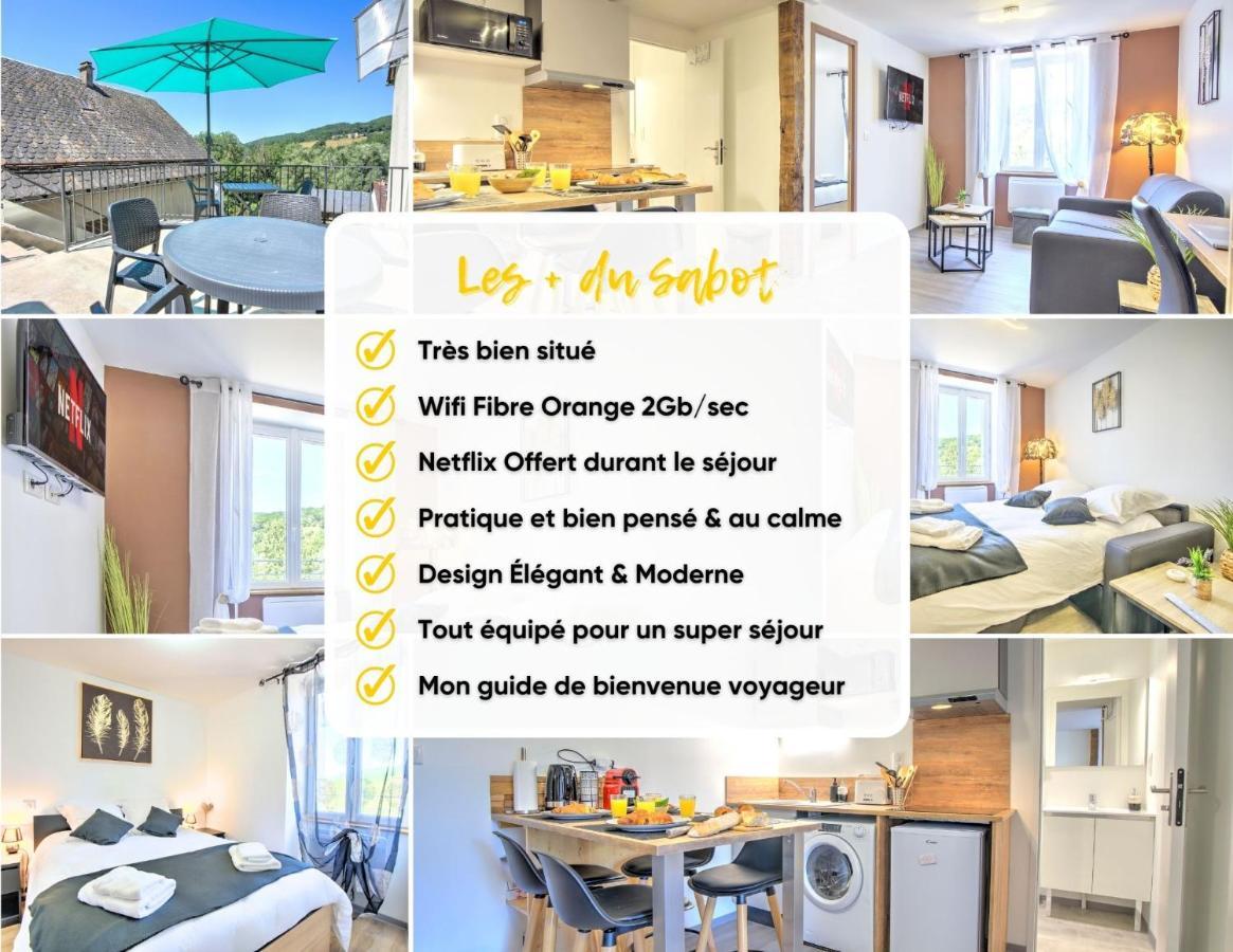 Ferienwohnung Le Sabot - Netflix/Wi-Fi Fibre/Terasse - 4 Pers Banassac Exterior foto