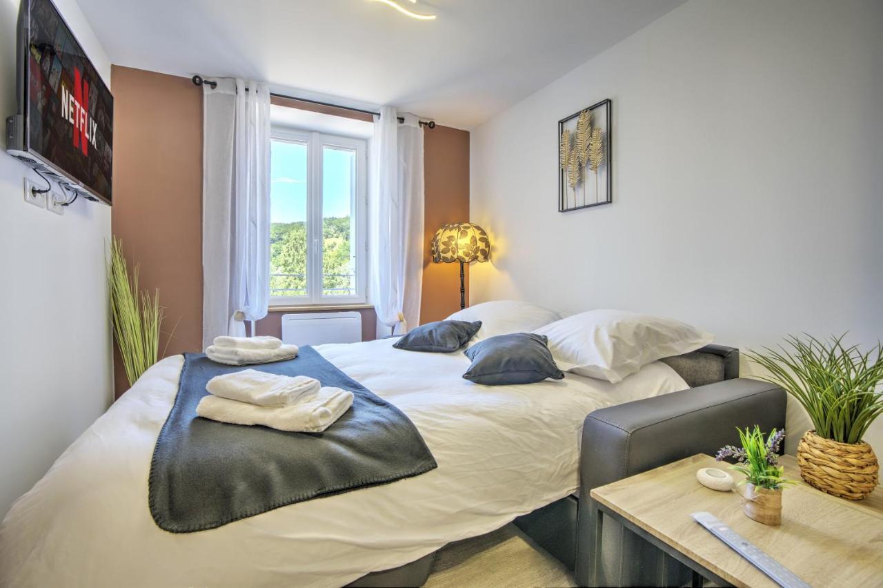 Ferienwohnung Le Sabot - Netflix/Wi-Fi Fibre/Terasse - 4 Pers Banassac Exterior foto
